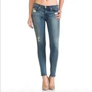 Womens Rag & Bone Style W1502K520 Blue Destroyed Skinny Jeans 24 *